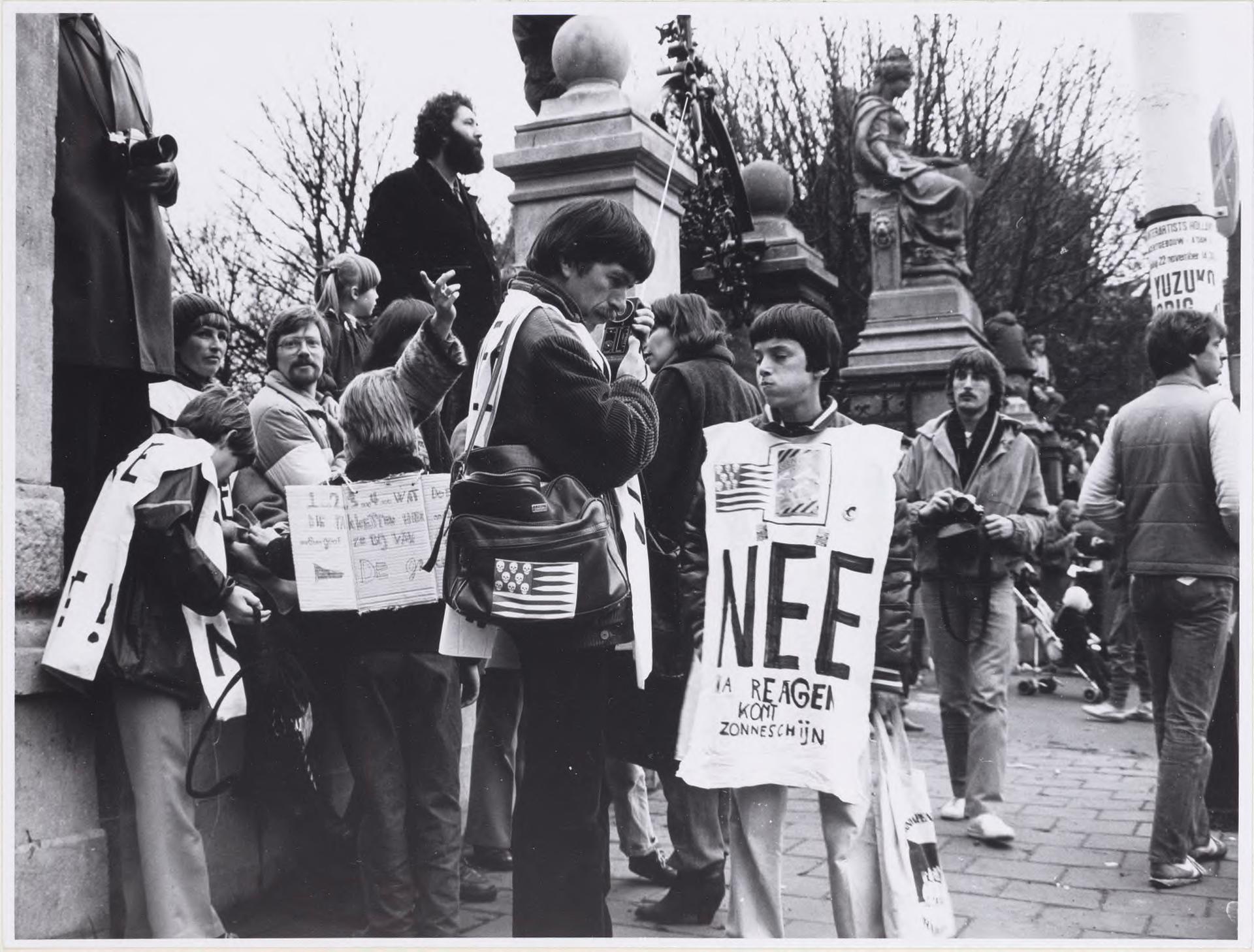 Demonstrations on the Museum Square