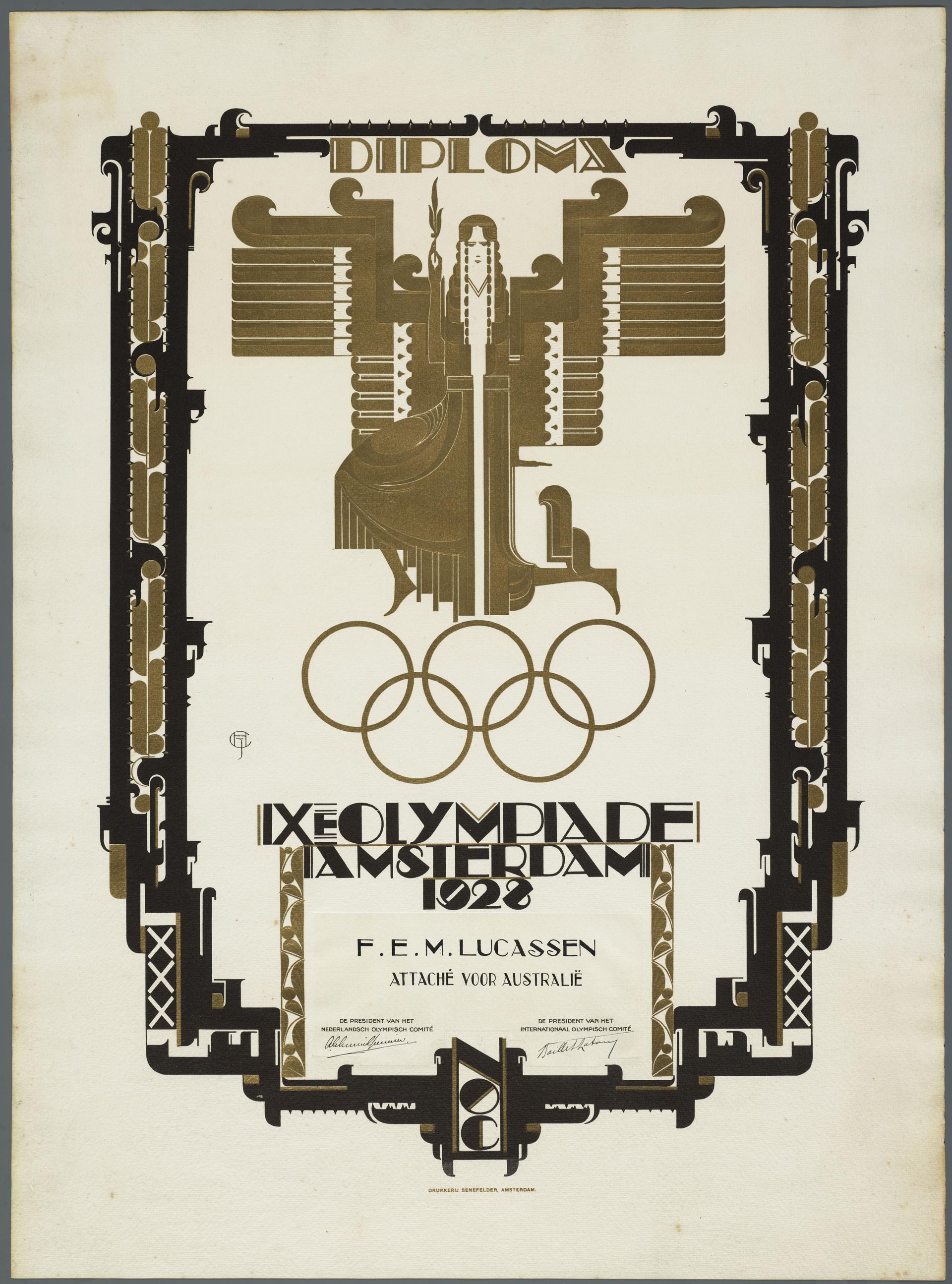 The 1928 Olympic Games, Amsterdam
