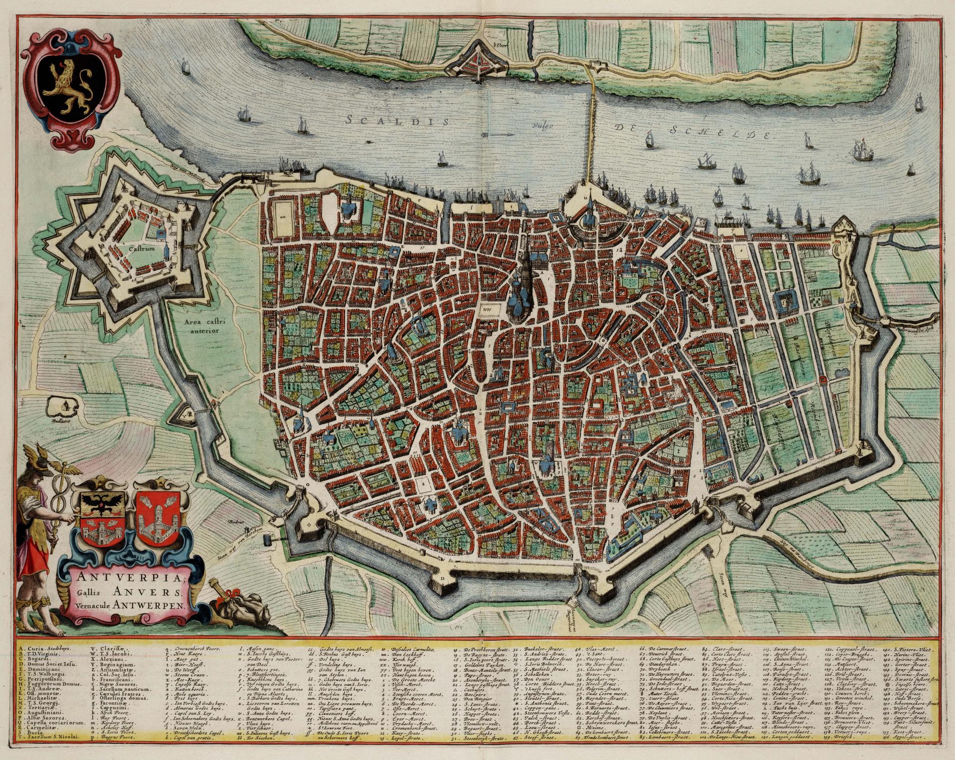 The construction of the citadel, Antwerp