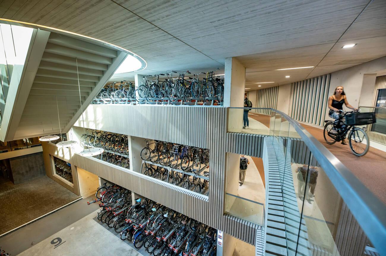 Largest bicycle parking lot in the world