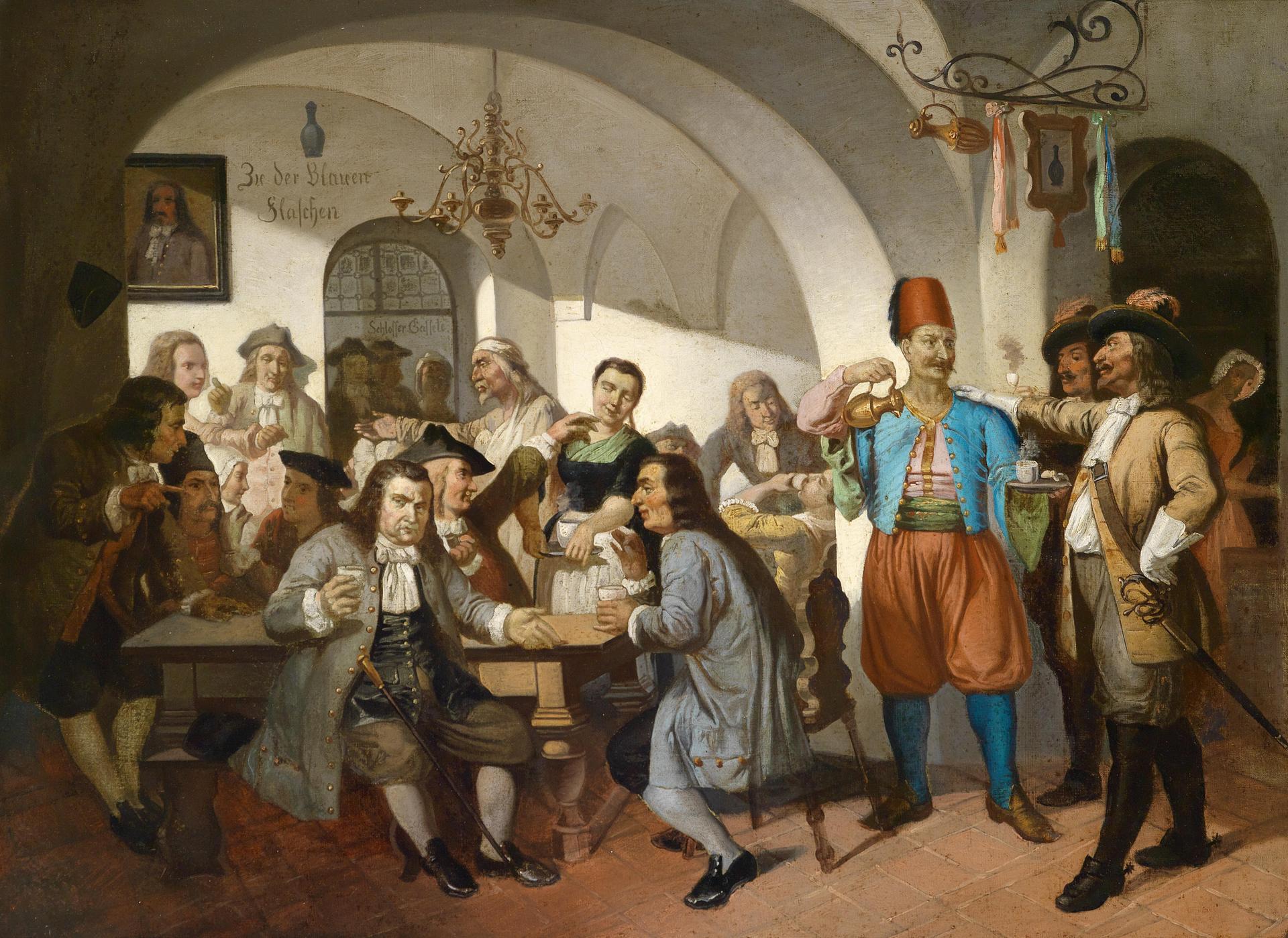 The first coffee house, Vienna