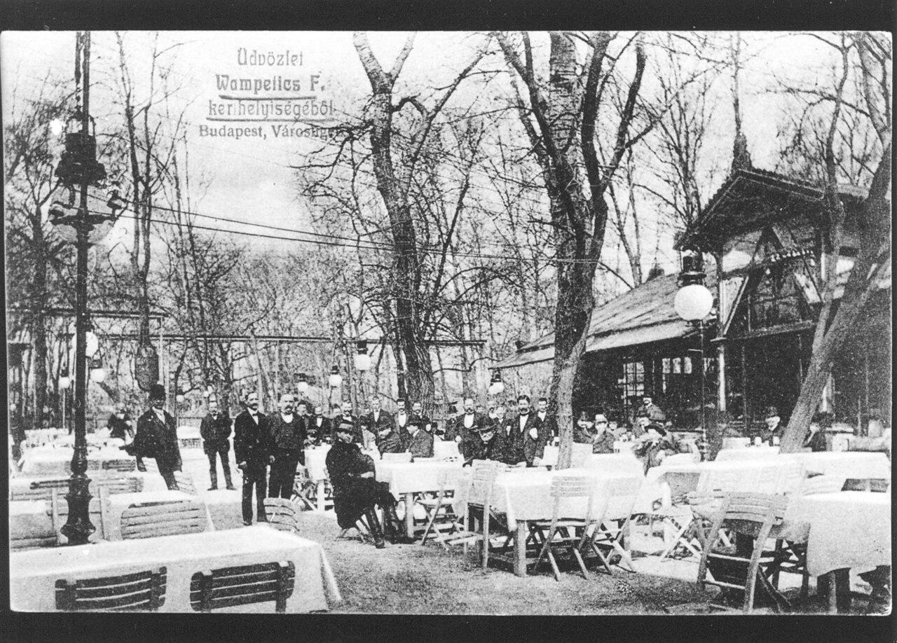 Gundel, which in 1896 was still called Wampetics, Budapest