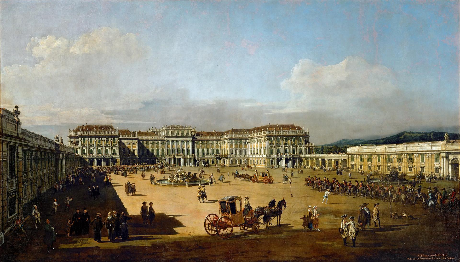 The palace with fourteen hundred rooms, Vienna