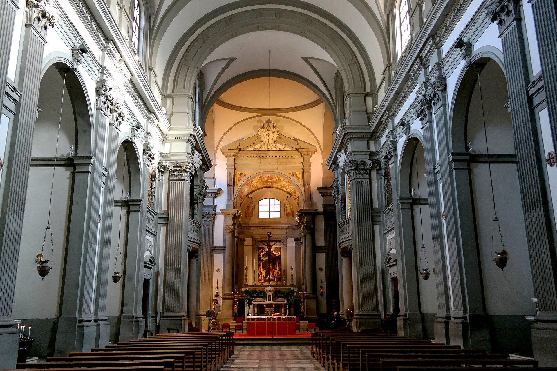 The balcony and the entombment, Florence