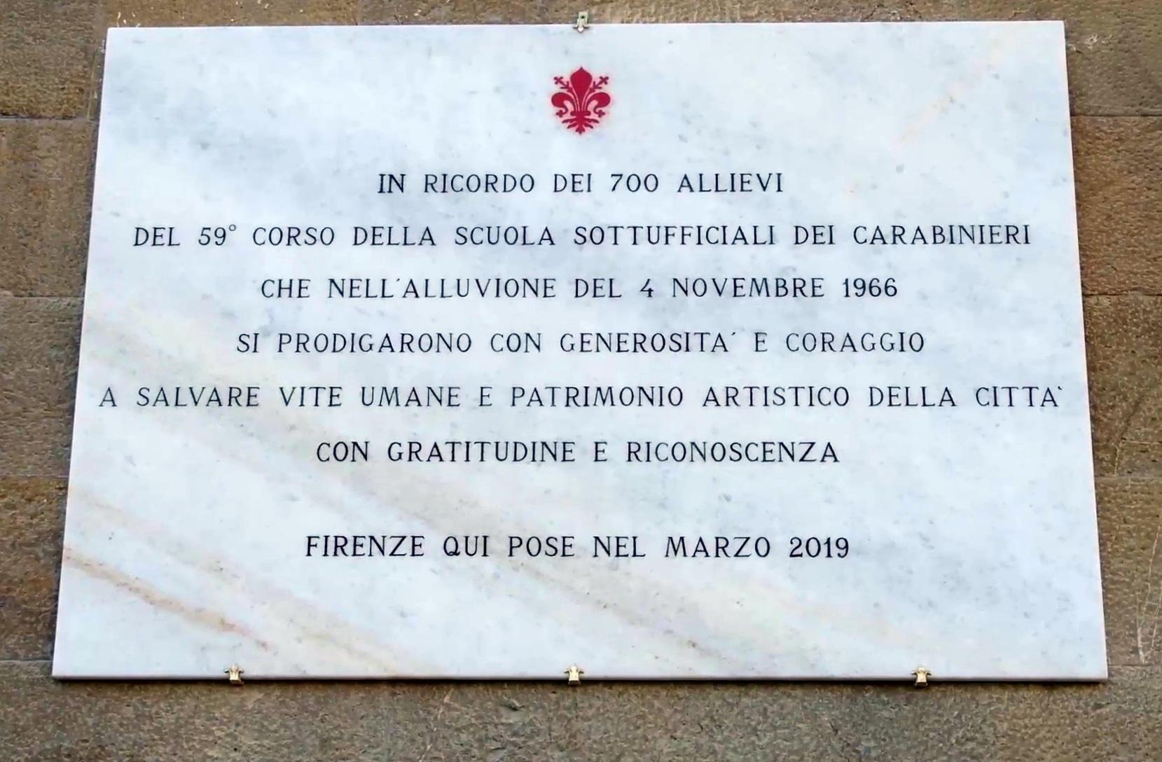 The line on the wall, Florence