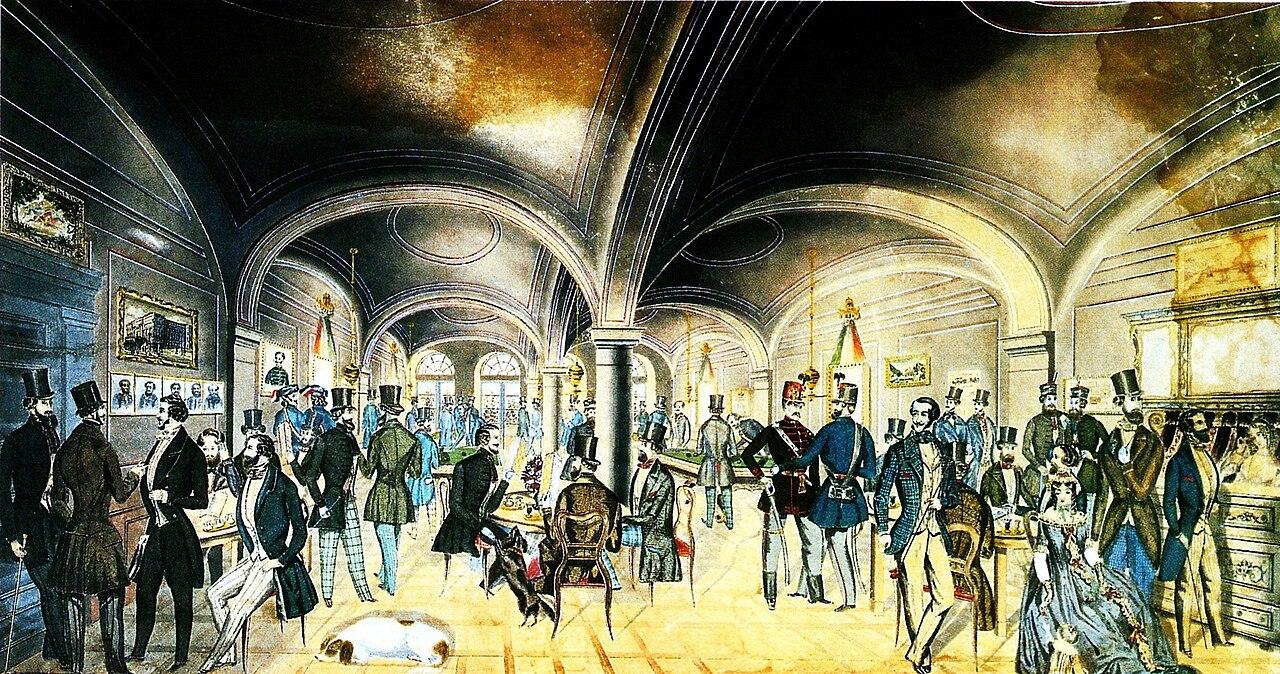 Pilvax köz, where 15 March 1848 began