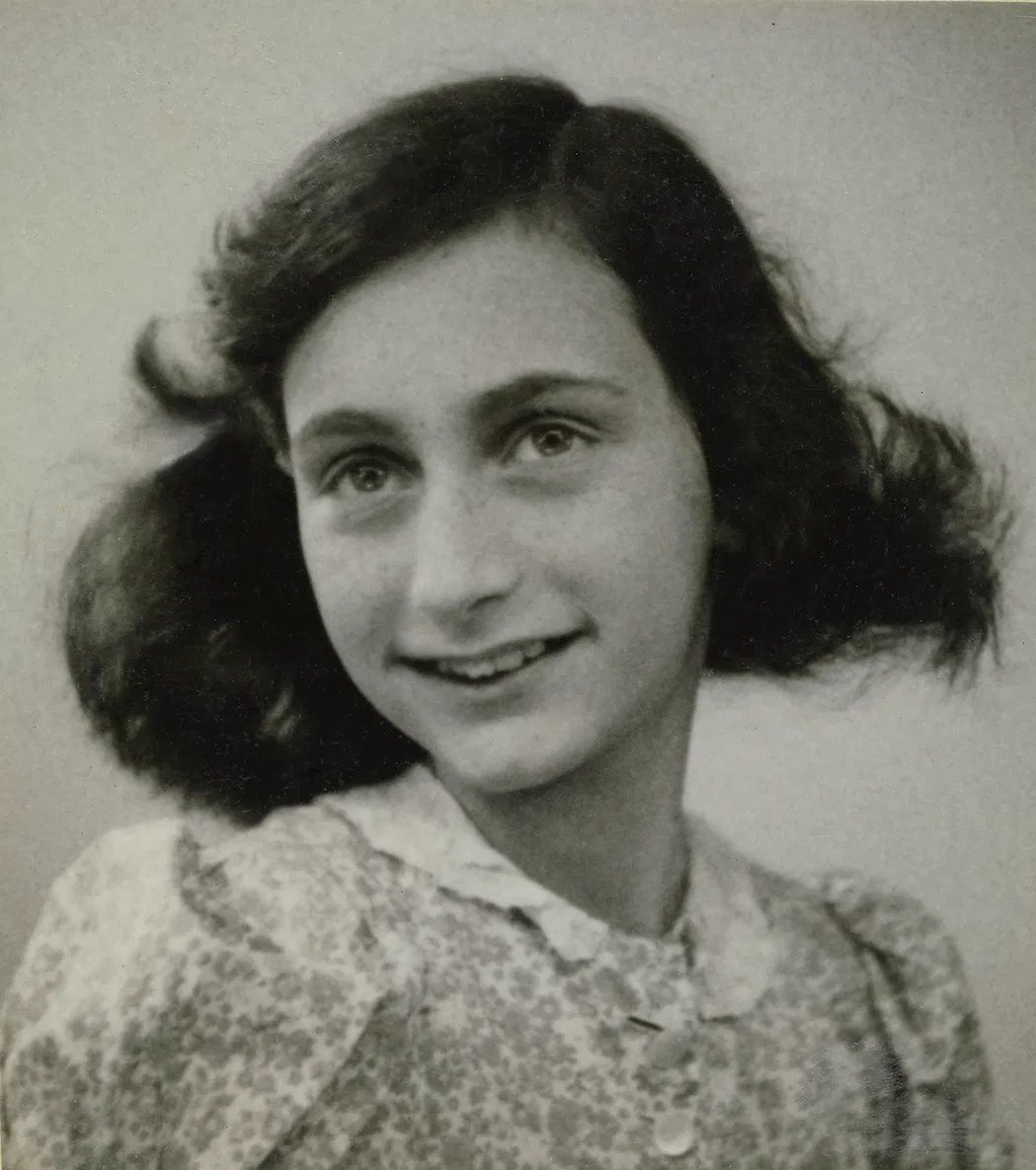 Anne Frank passport photo in may 1942